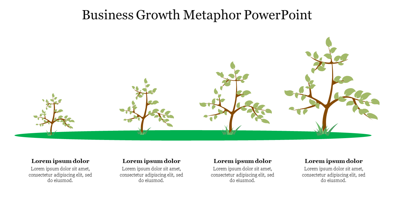 Business Growth Metaphor PowerPoint